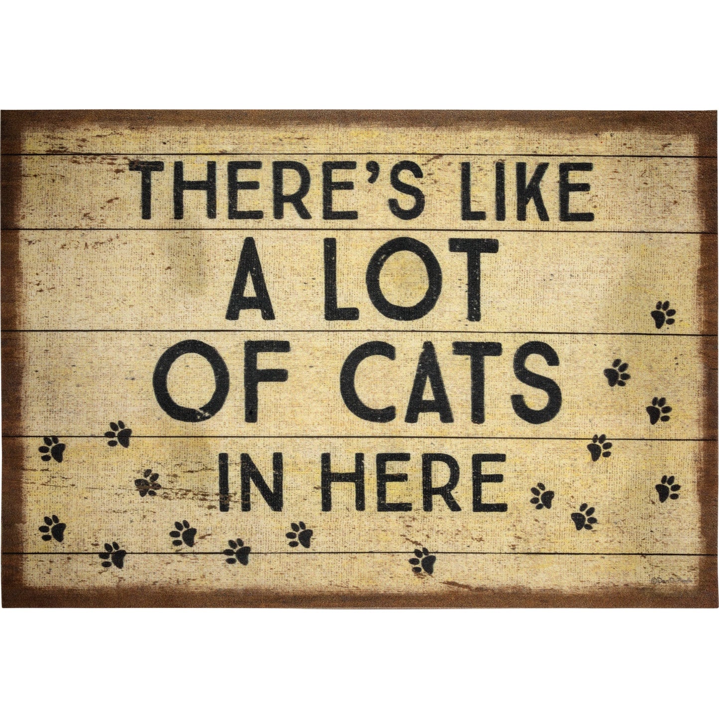 There's Like A Lot Of Cats In Here Indoor/Outdoor Rug | 34" x 20" |
