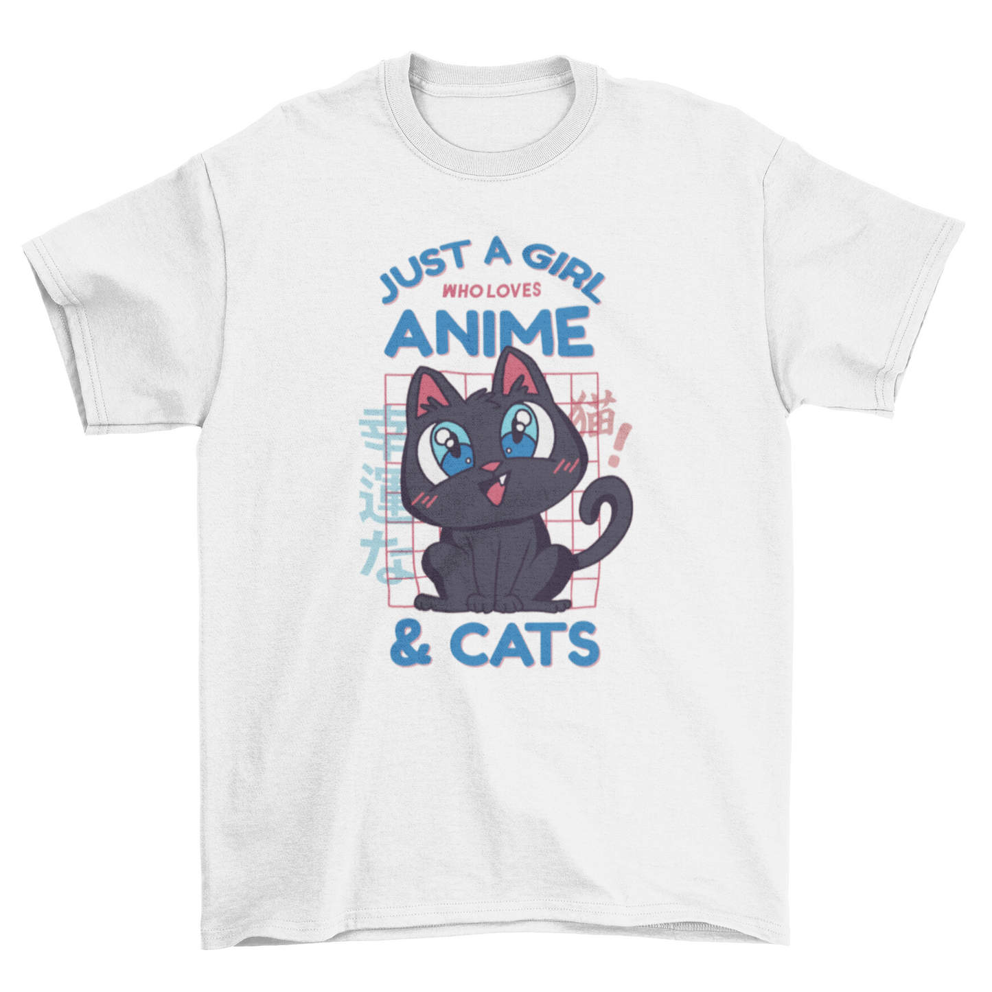 Anime cat love quote t-shirt